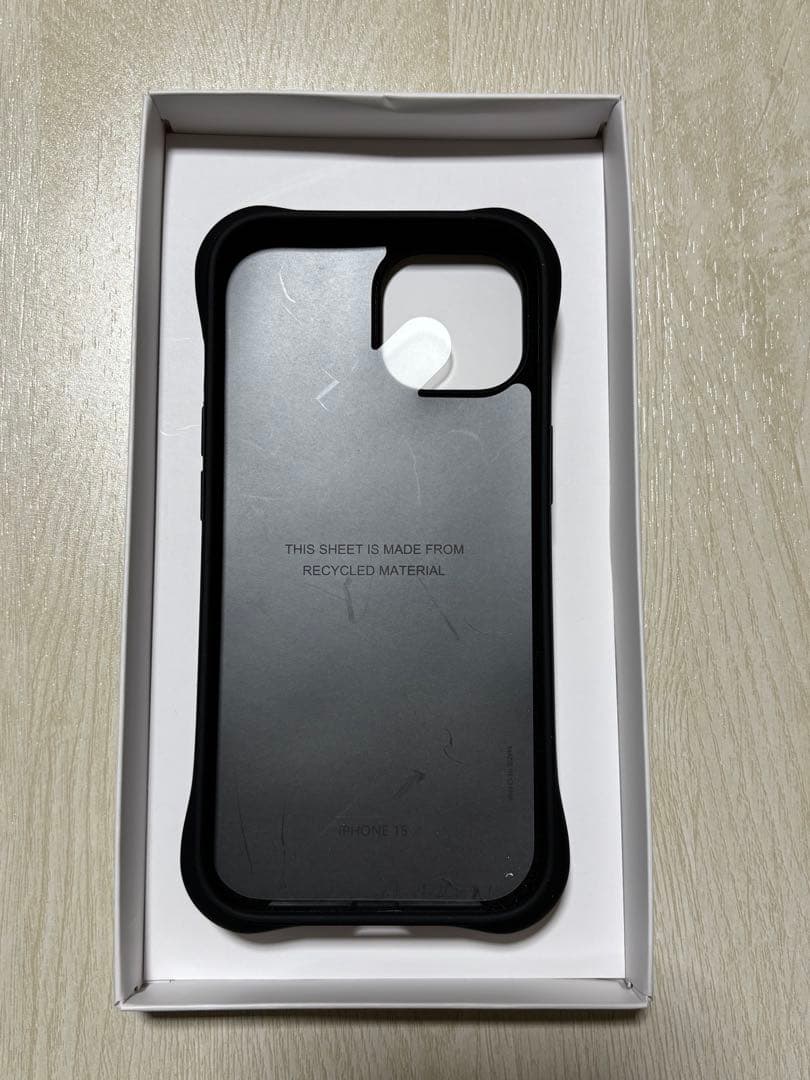 ケースティファイ ウェーブシリコン ブラック iPhone15