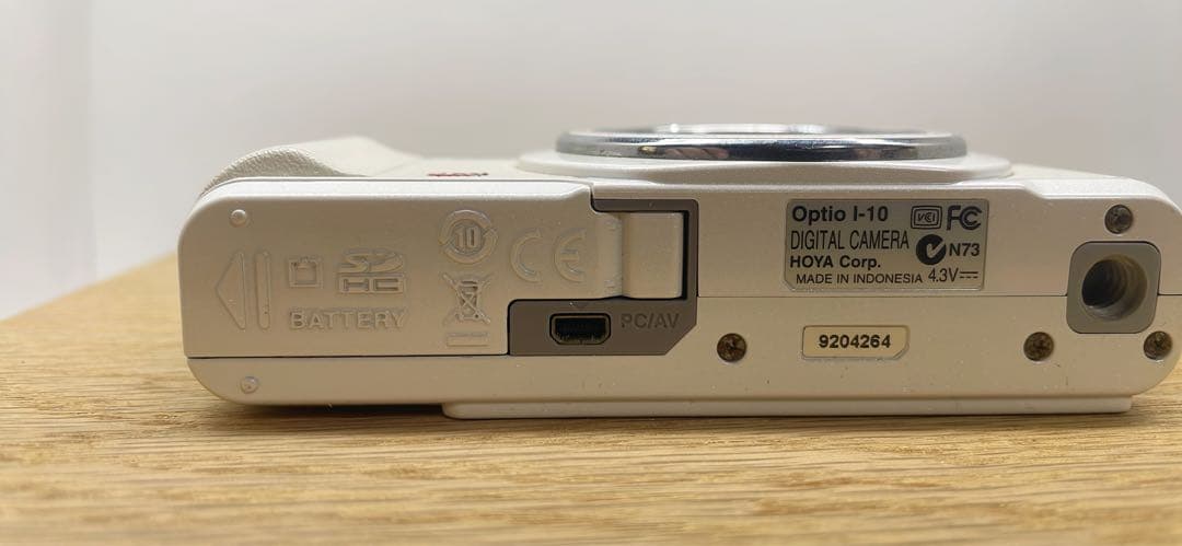 美品 PENTAX Optio I-10 パールホワイト 完動品 32GBSD付