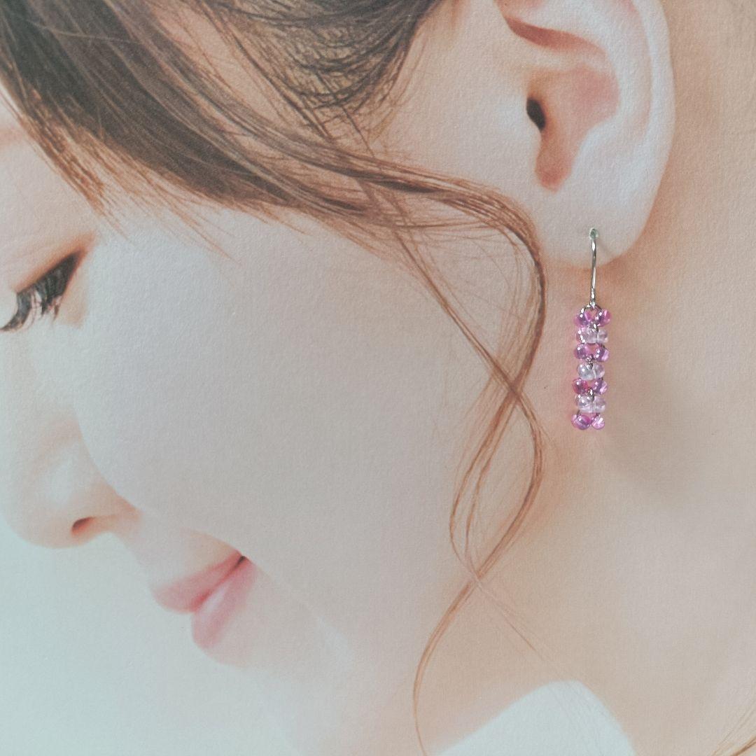No.466 ファルファーレのピアス ハンドメイド