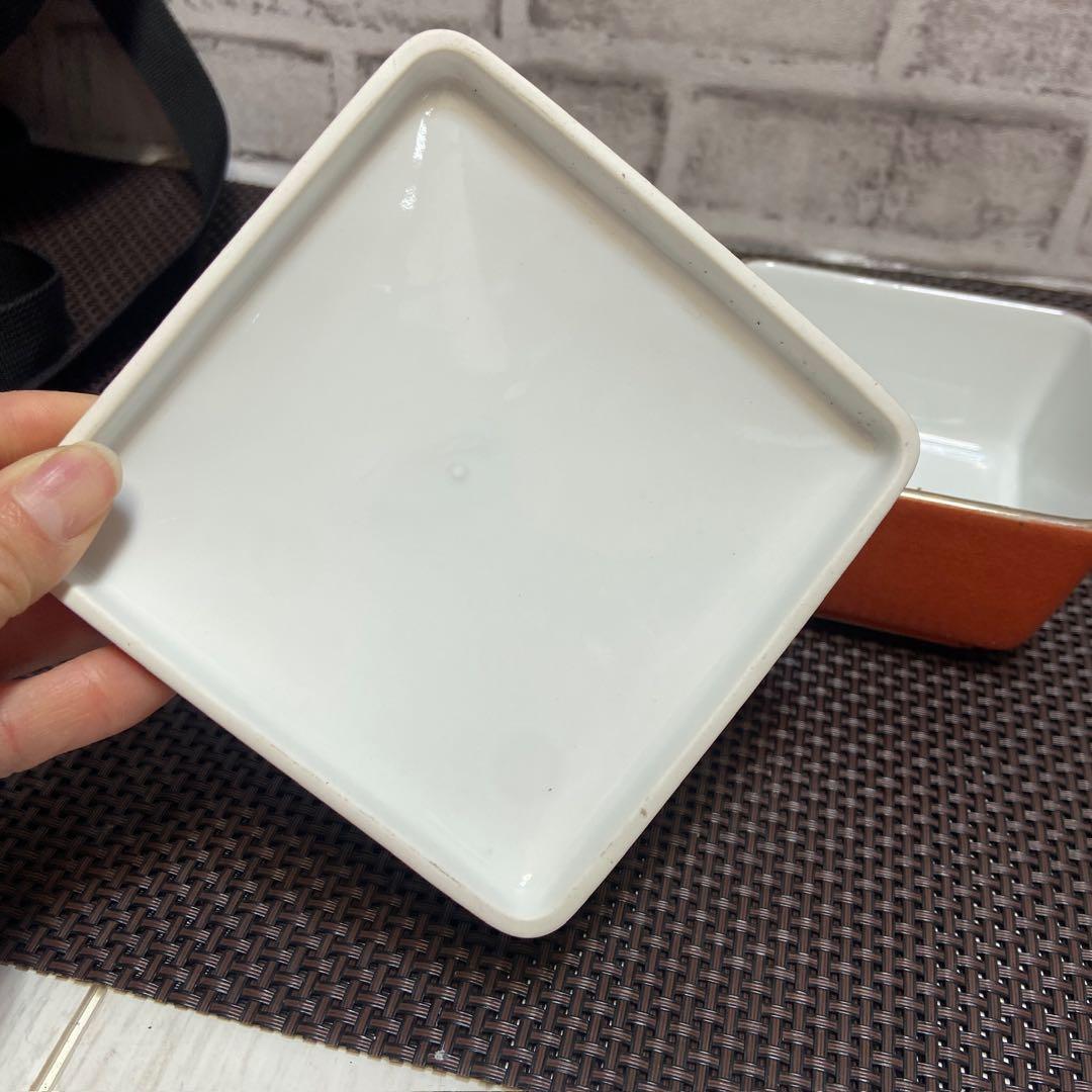 和食器　蓋付き小鉢　四角　25個セット