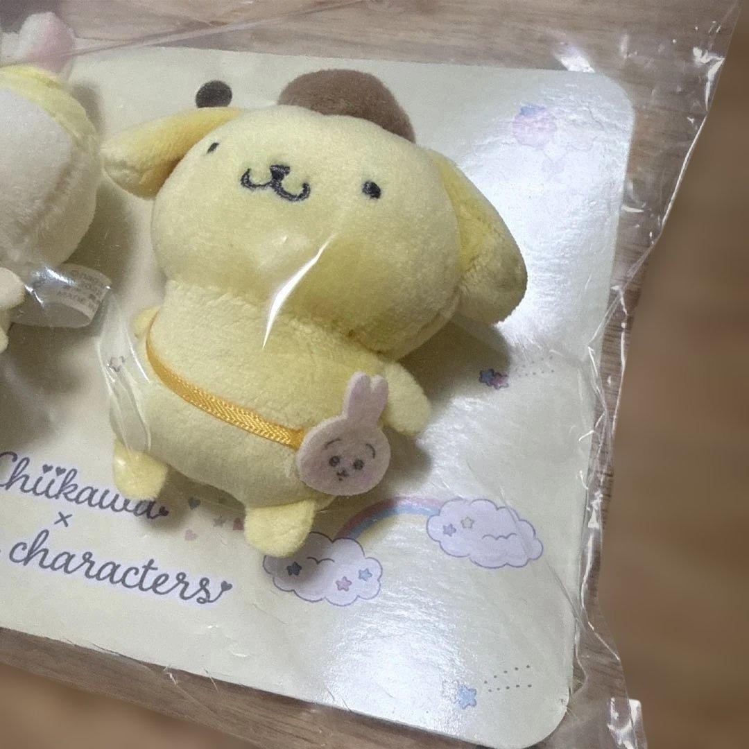 うさぎ×ポムポムプリンブローチ