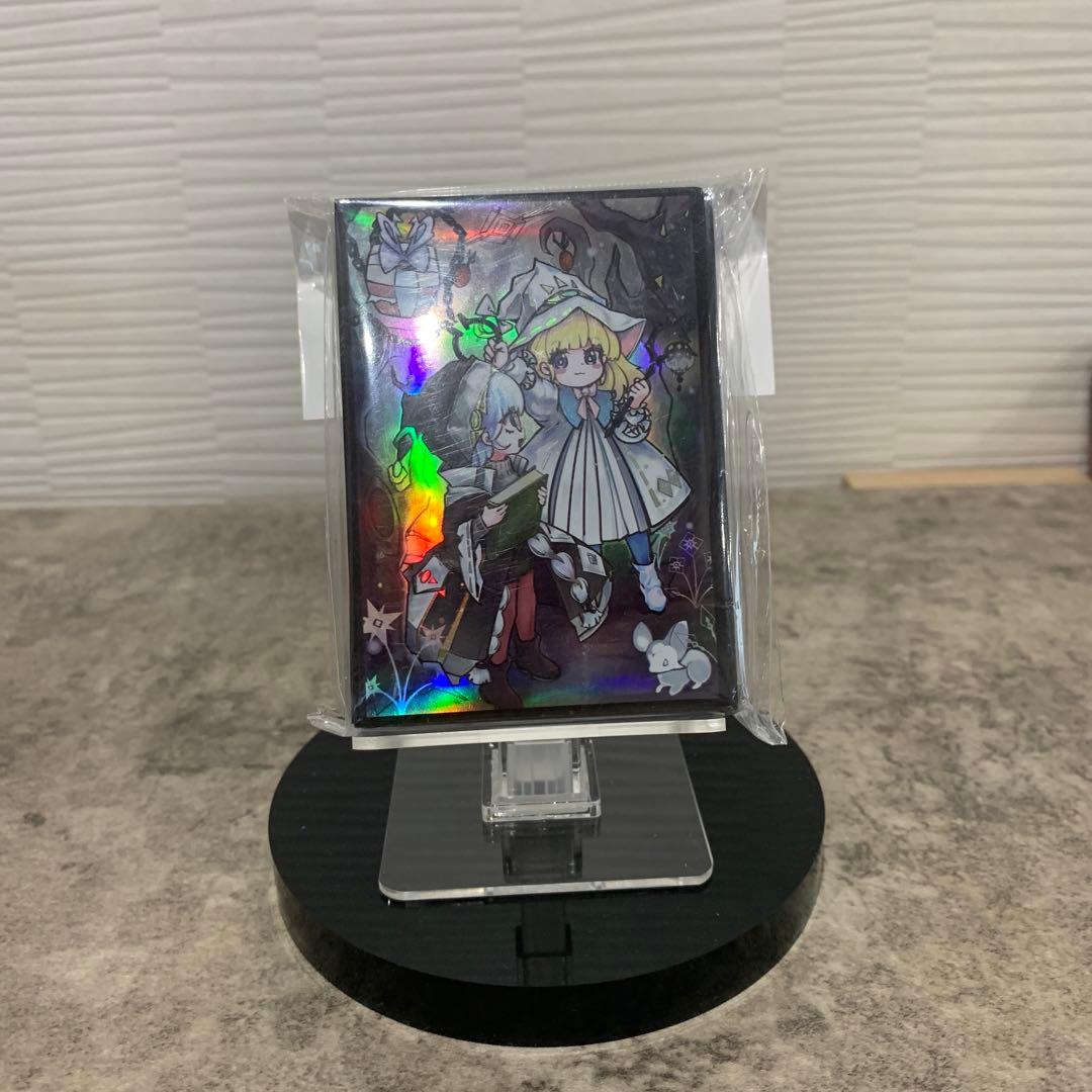 遊戯王　白き森　合皮製デッキケース　スリーブ二点セット