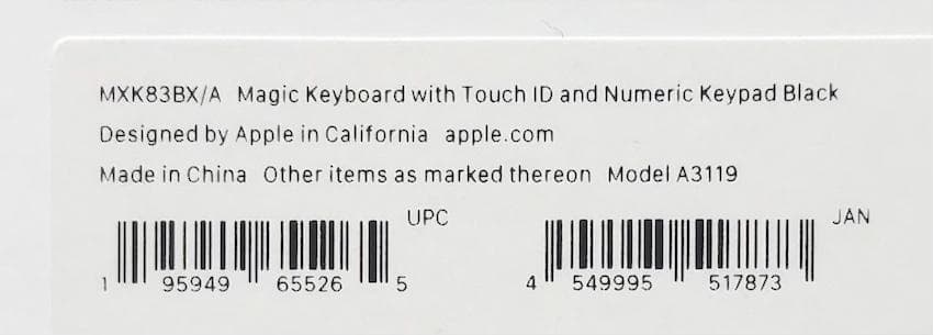 優良品｜USB-C｜Touch ID｜Magic Keyboard｜英語配列