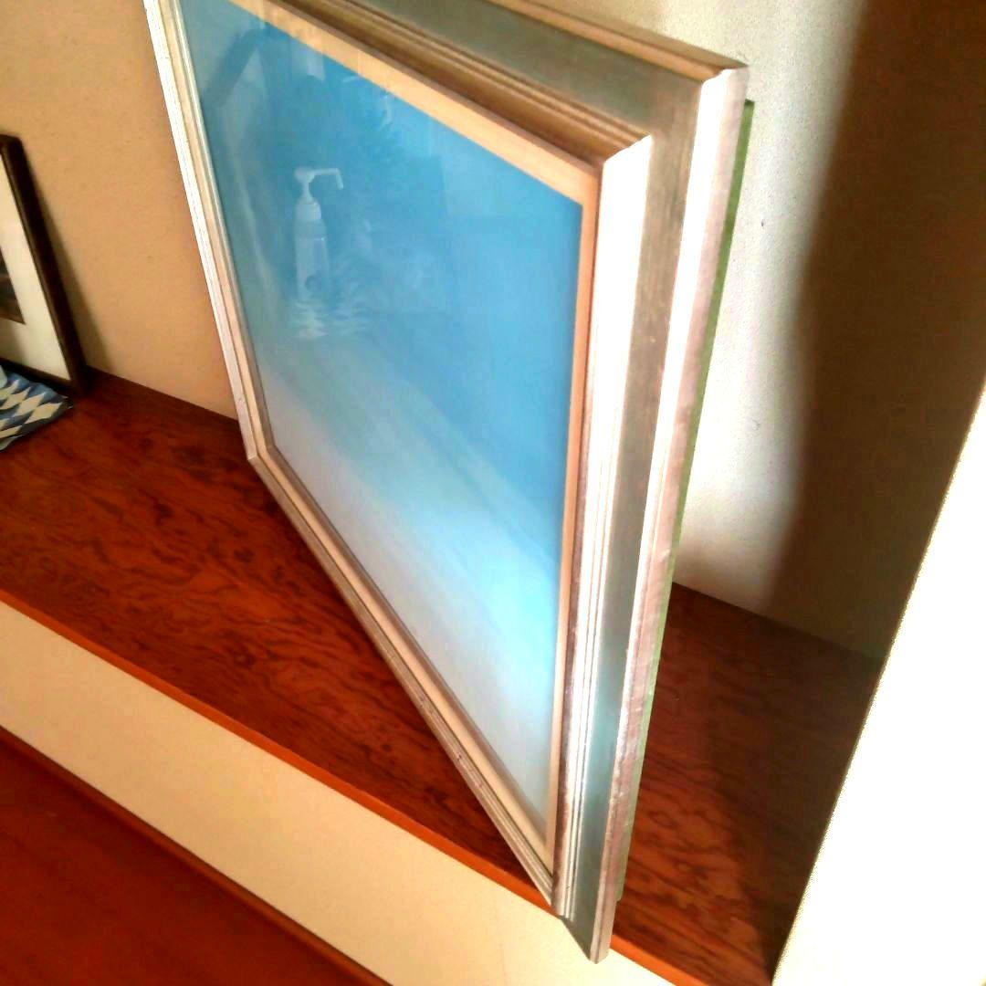水彩画 F10 額縁付き