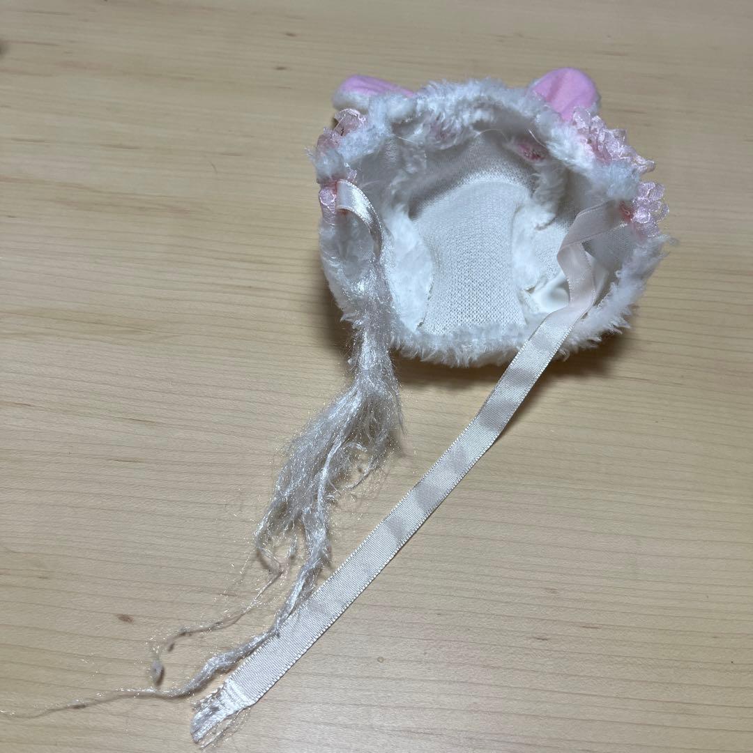 【東一恵莉子】ウサギコスチュームのハンドメイドテディベア