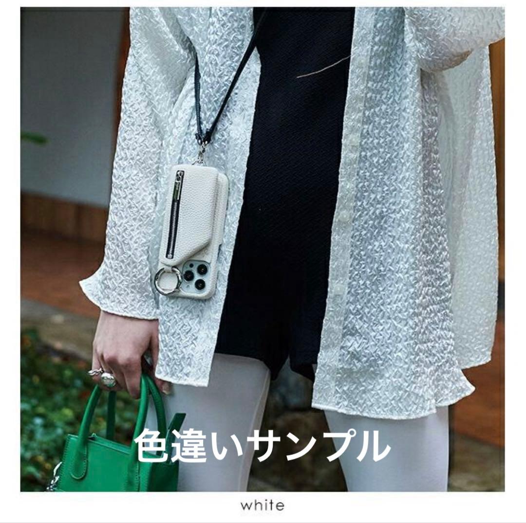 【新品未使用】ajewジッパー付きケース iPhone14Plus/ProMax
