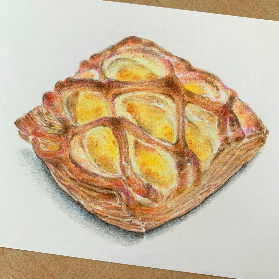 ktkです　色鉛筆画　手描き原画　7点