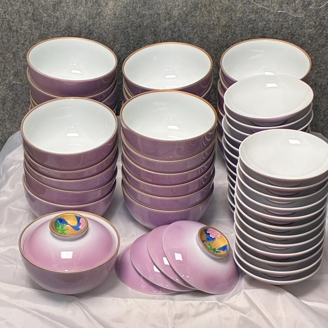 和食器　煮物碗　蓋に桜と青紅葉　30個　　26190