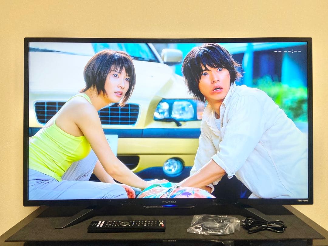 【今だけ優待価格】FUNAI 43V型4K（2018）HDD内蔵・YouTube
