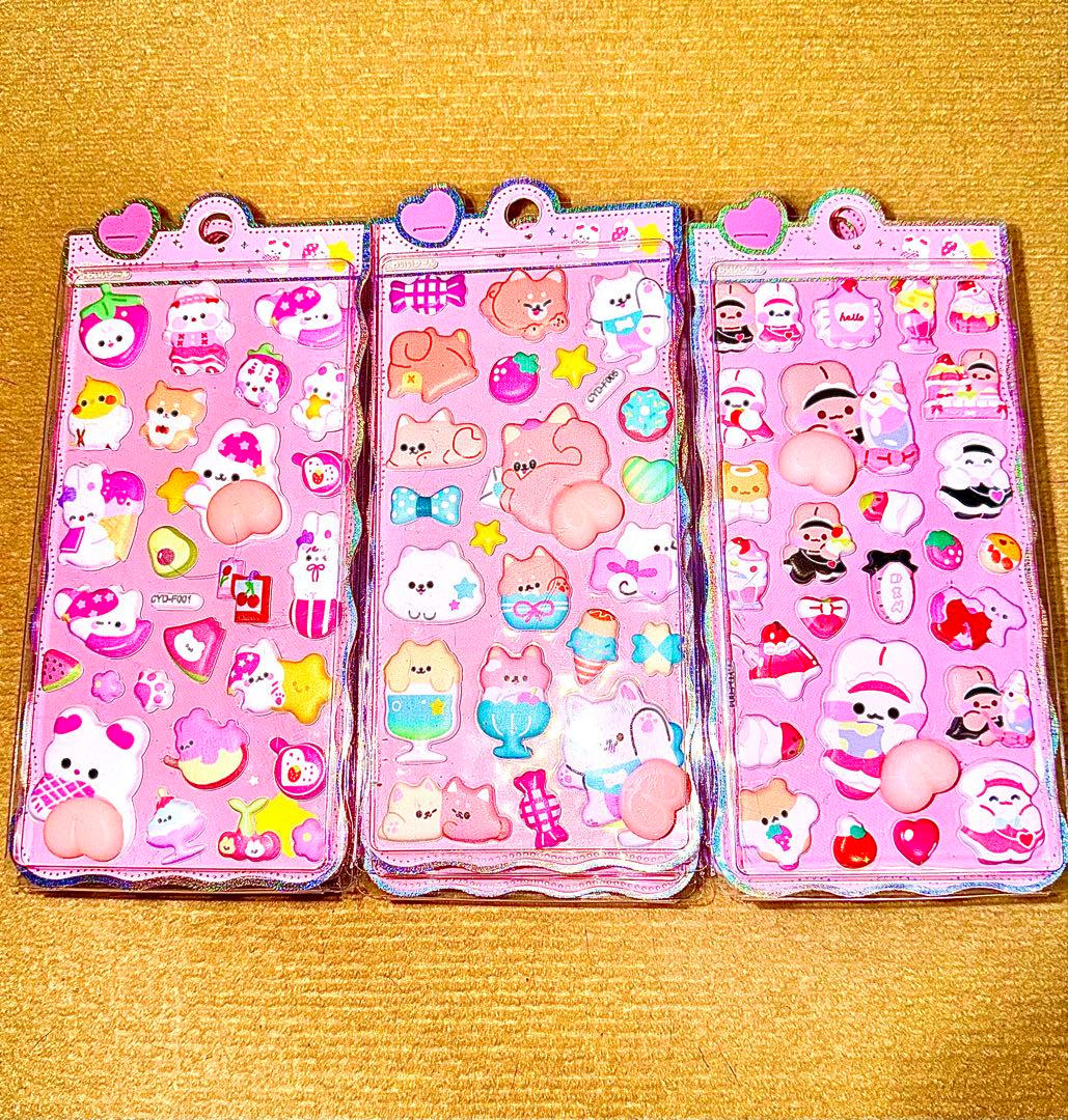 大幅値下げ✨ ぷくぷく ボンボンぷにぷに ドロップシール 96シート まとめ売り