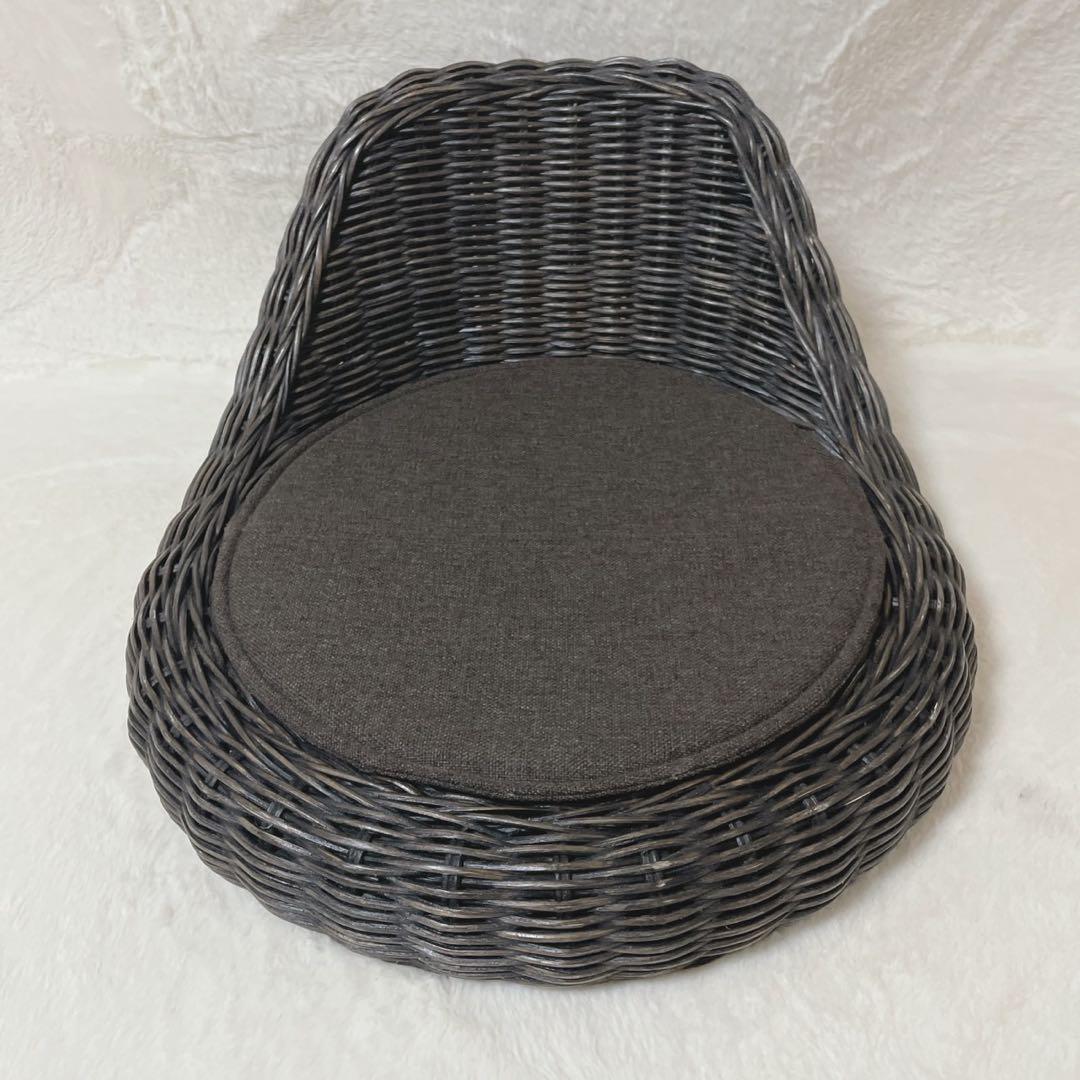 【美品】桜屋工業（CHERRY）「DAY」ラタン製座椅子　RA-804