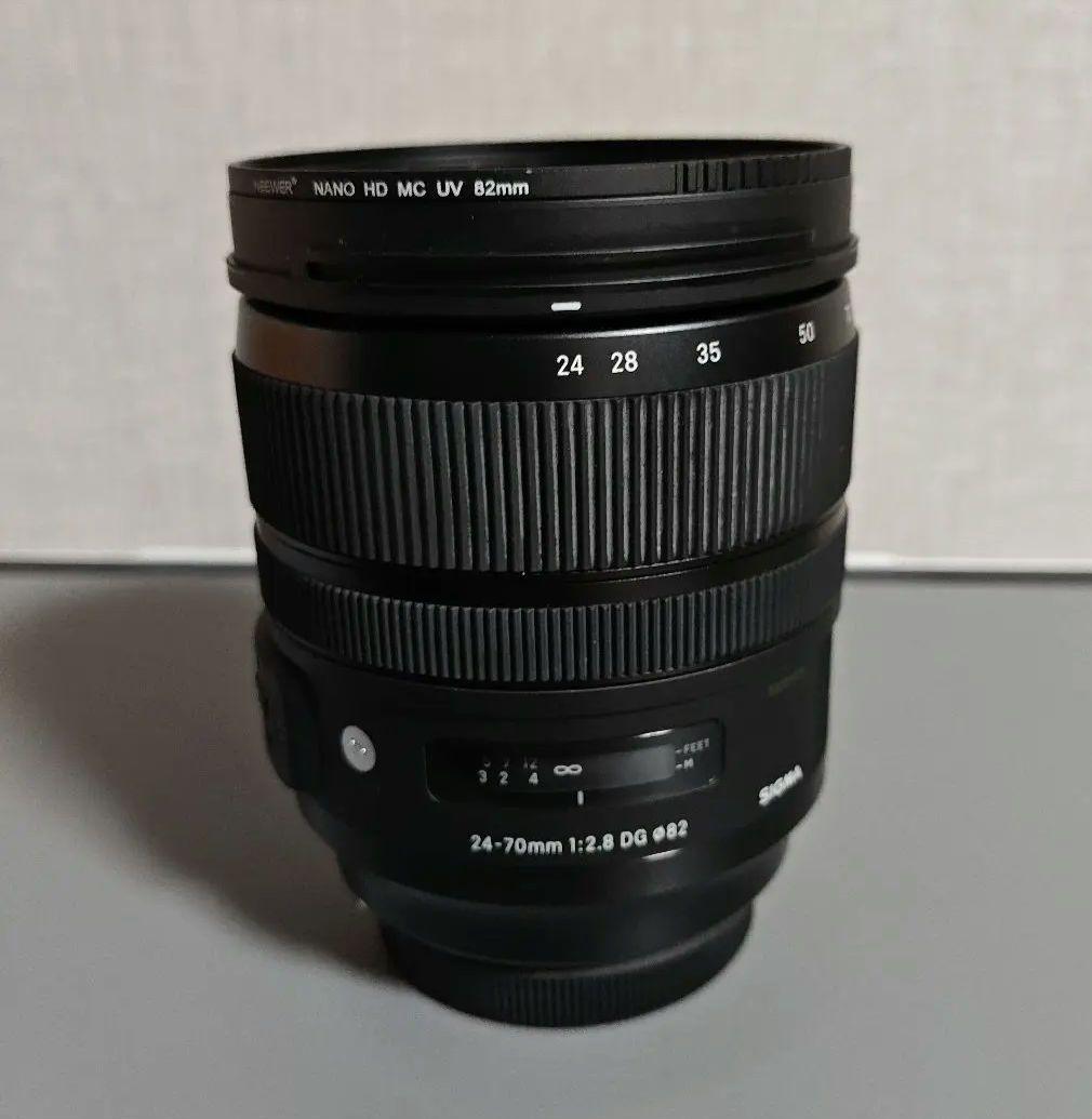 sigma 24-70mm f/2.8 DG OS EFマウント 中古極美品