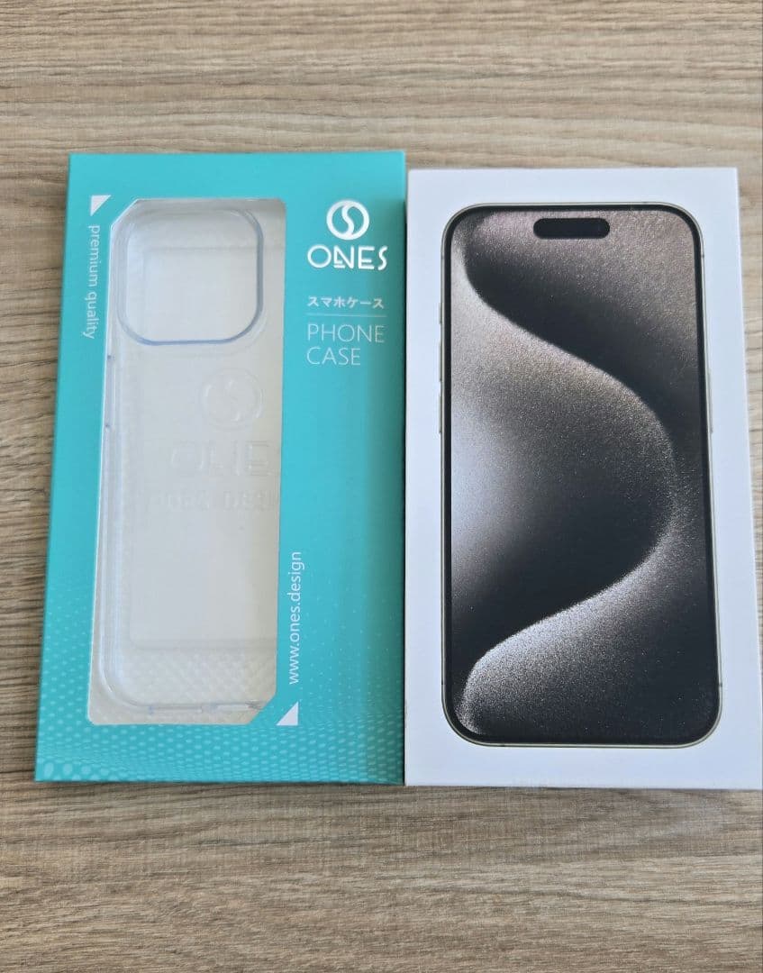 【美品】Apple iPhone 15 Pro 128 ナチュラルチタニウム