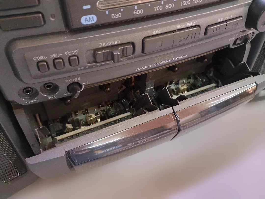 aiwa ミニコンポ CDプレーヤー カセットデッキ XG-E3