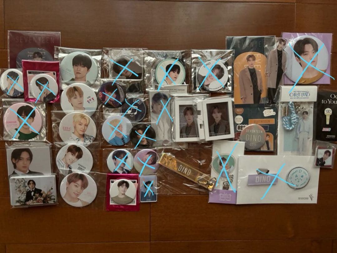 SEVENTEEN セブチ ディノ バラ売り トレカ キーリング