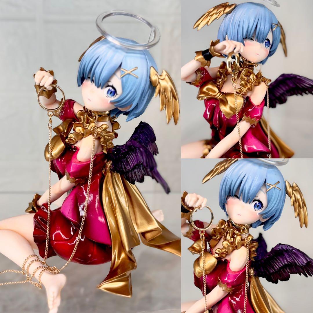 リゼロ　レム　フィギュア　　リペイント　リラックスタイム　天使ver