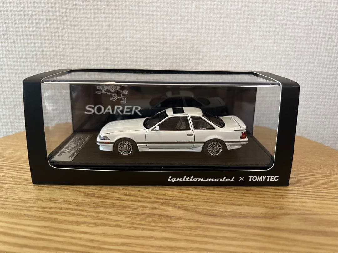 トヨタ ソアラ 2.0GT ツインターボ L 白 ignition トミーテック