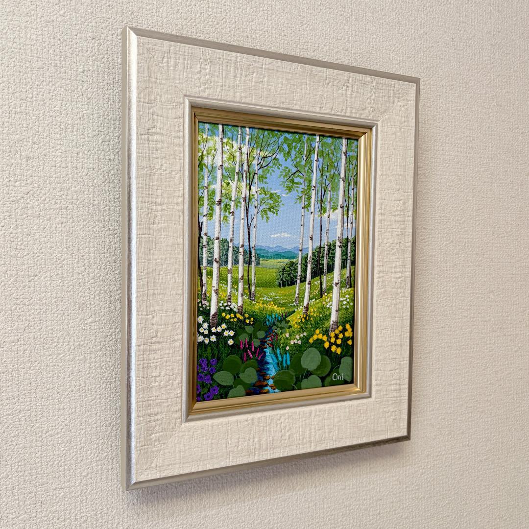 シェフ　アクリル画　原画　2点セット