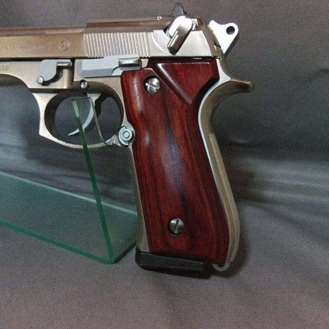 良*で様 WA ベレッタ M92FS スーパーバージョン　アイノックス　木製グリ