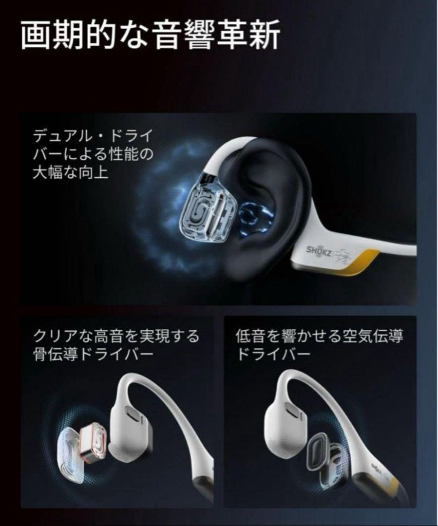 OpenRun Pro2 キプチョゲモデル 新品未開封 ㉘箱に凹みあり オマケ付