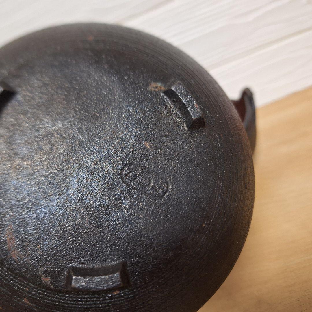 【良品】南部鉄器 いろり鍋 4客セット 木蓋付き 田舎鍋 ホーロー加工 15cm