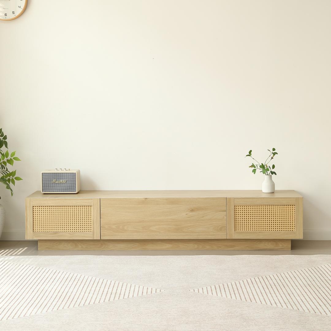 超人気！【幅180cm】テレビ台 ローボード 収納 テレビボード　NATURAL
