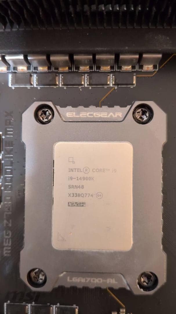 CORE i9 14900K／MSI MEG Z790 GODLIKE MAX