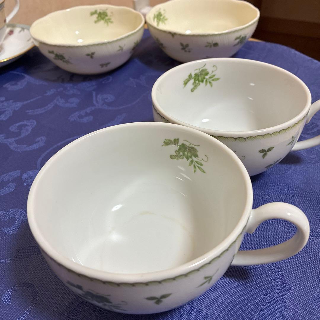 NARUMI 花柄皿 陶器製