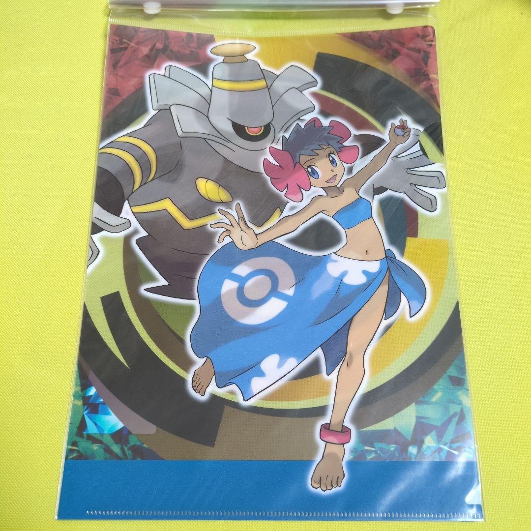 値下げ◆ポケモンクリアファイル　OA　主人公/ジムリーダー/四天王/チャンピオン