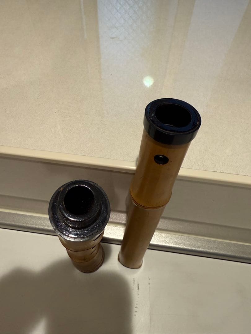 【現状品】竹製 晄山 二本継 尺八｜全長 約55㎝ 1尺8寸｜和楽器・木管楽器