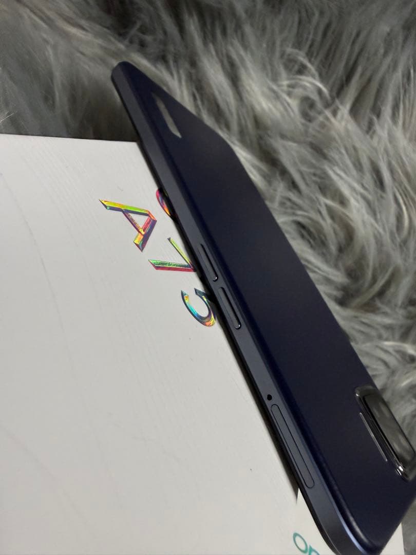 完動品 SIMフリー OPPO A73 64GB ネイビーブルー 美品