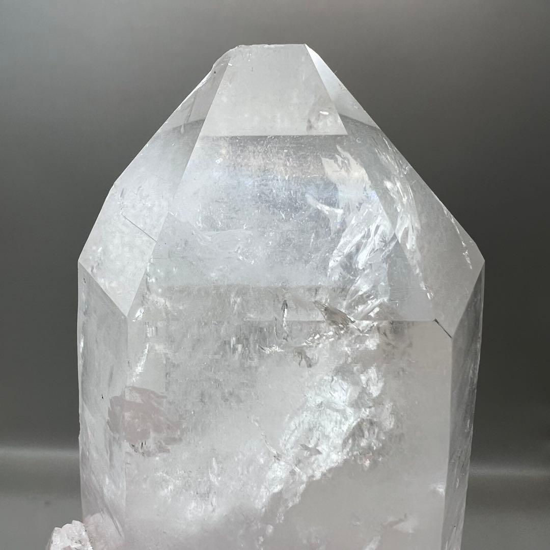 （m10）407gマニカラン水晶マスタークリスタル虹 レムリアンリッジ