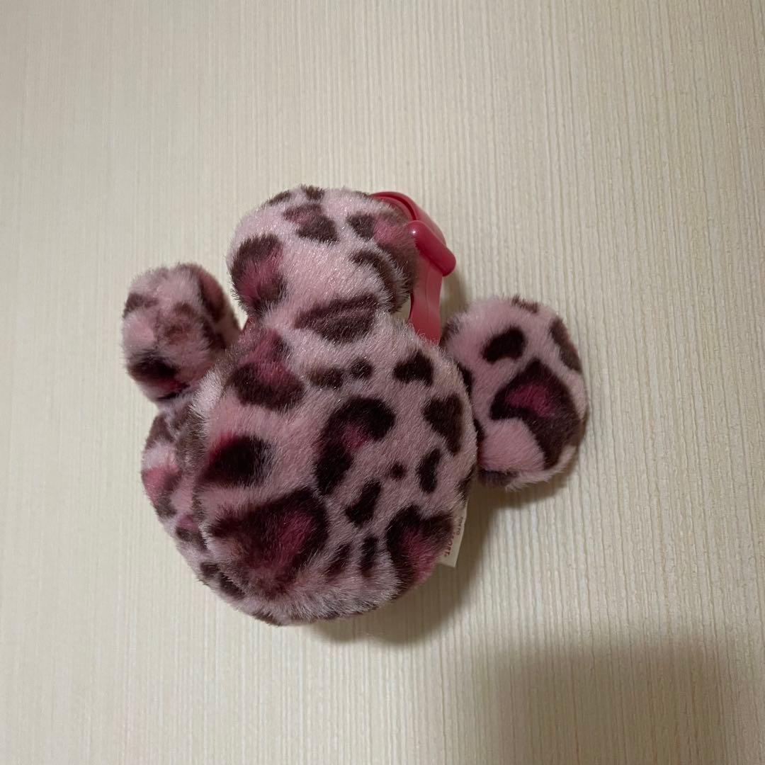 ピンク　ヒョウ柄　イヤーマフ　耳あて　ディズニー