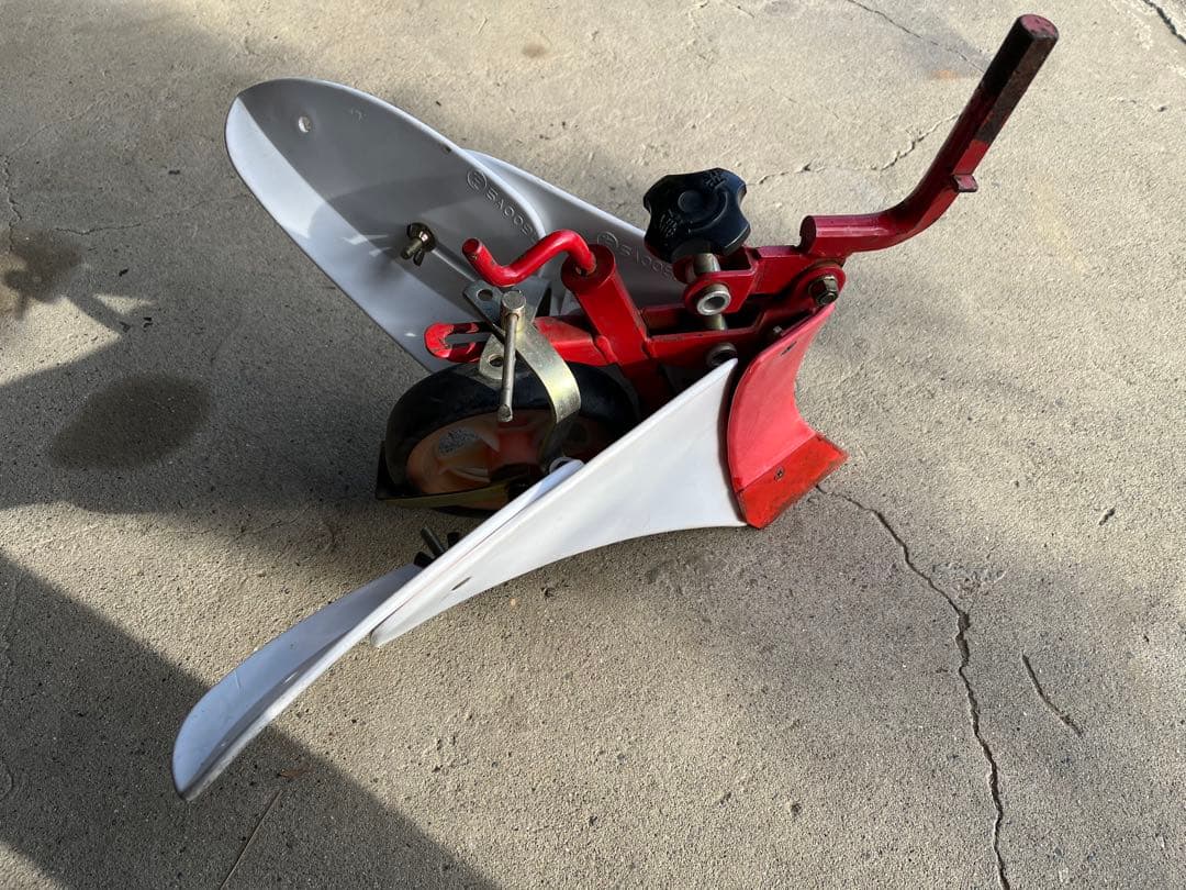 培土器（尾輪付）畝立機 管理機用　耕運機用