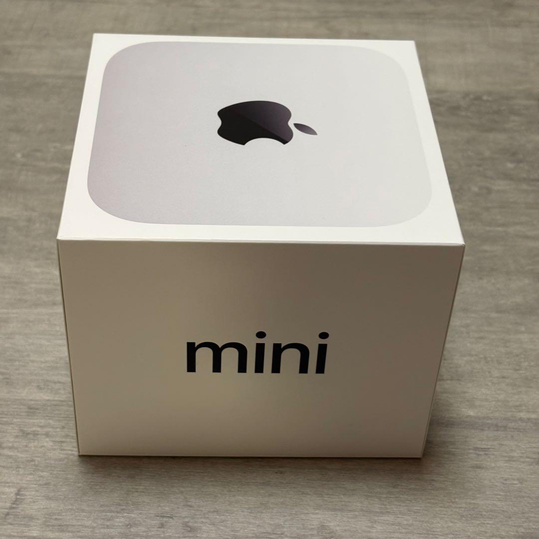 M4 Mac mini メモリ24GB SSD256GB