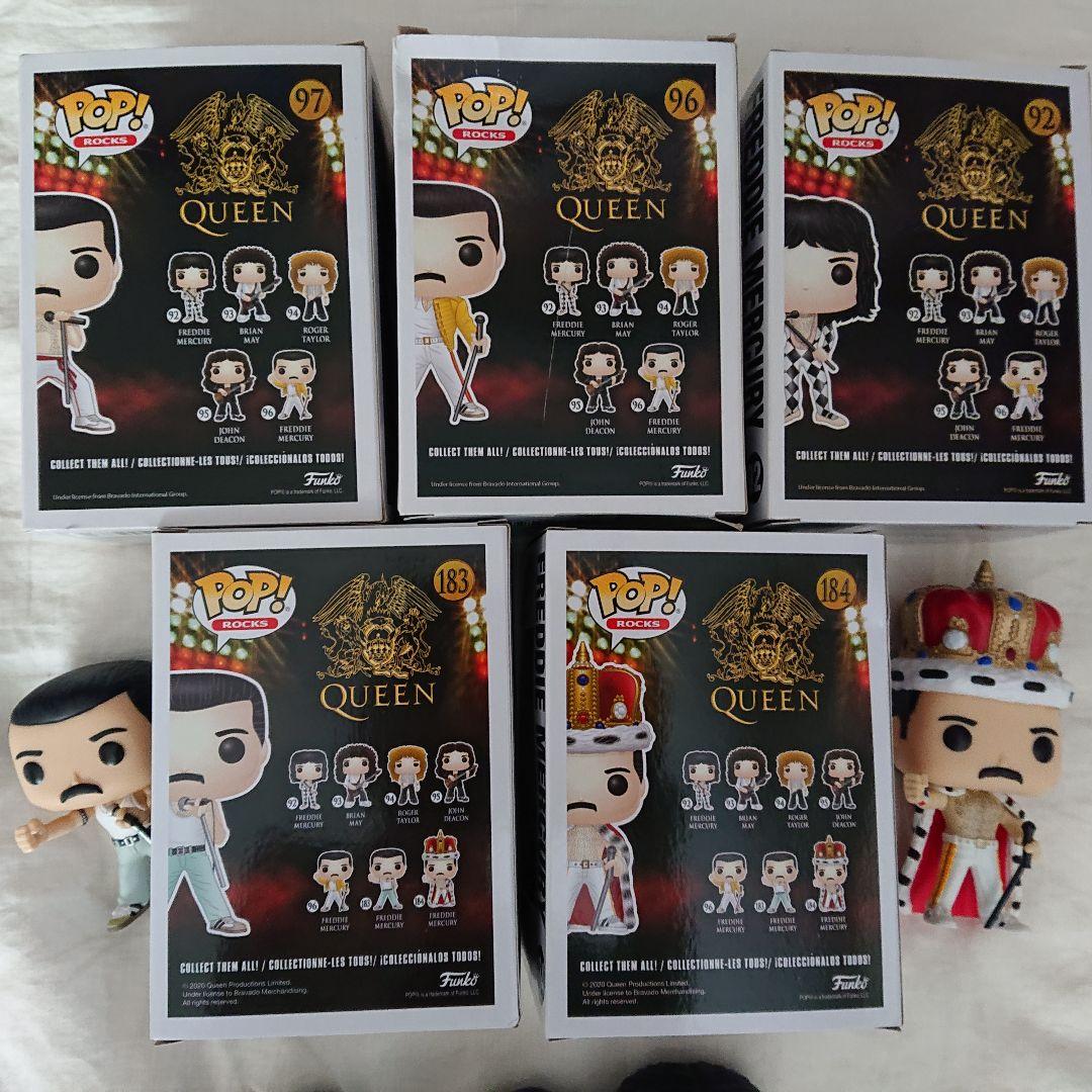 値下げ【箱付き美品】フレディ・マーキュリー Funko POP 5体セット