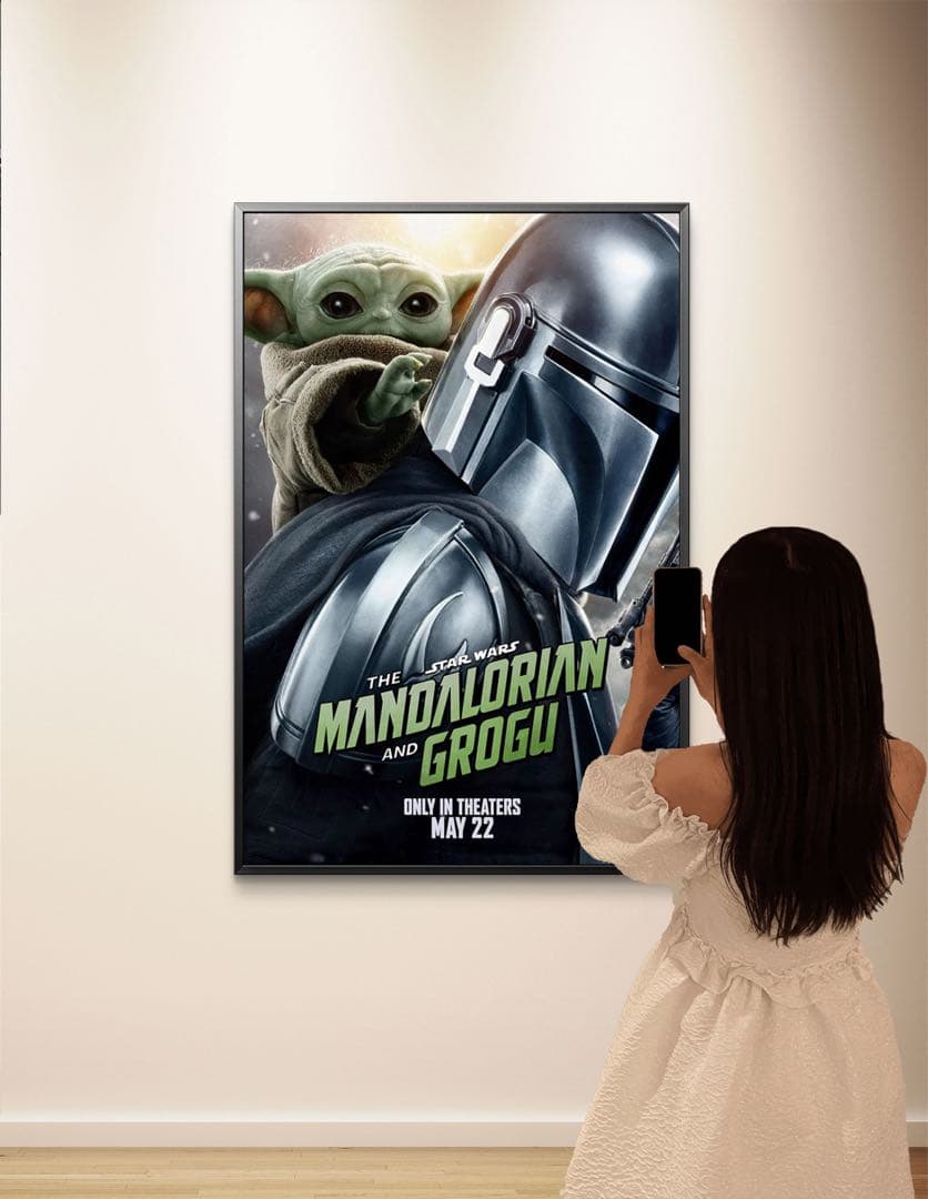 *非販売品*映画館用両面印刷ポスターUS版:マンダロリアン・アンド・グローグー