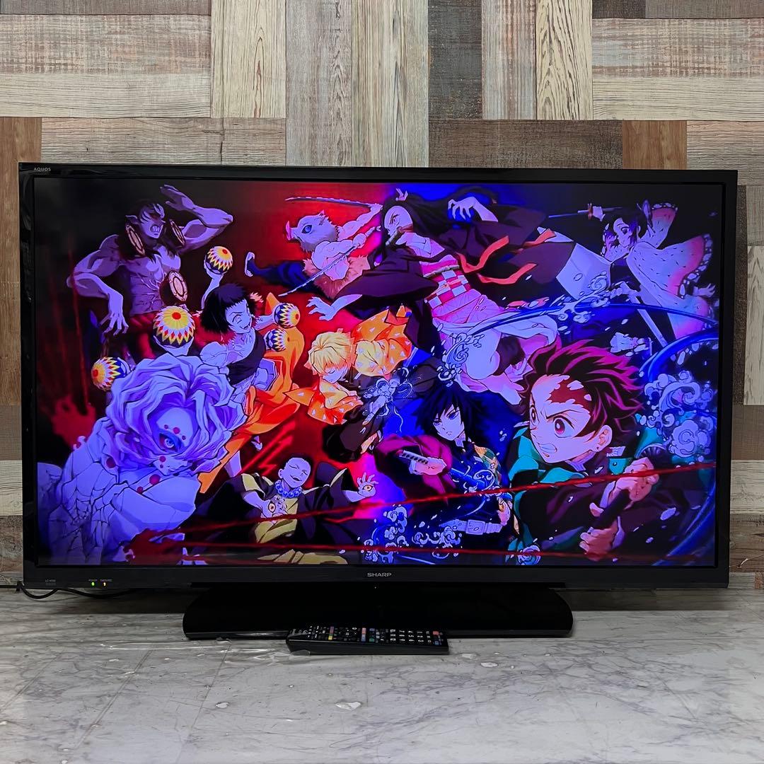 全国送料込❣️シャープAQUOS40型地デジBSCS内蔵テレビ外付HDD録画対応