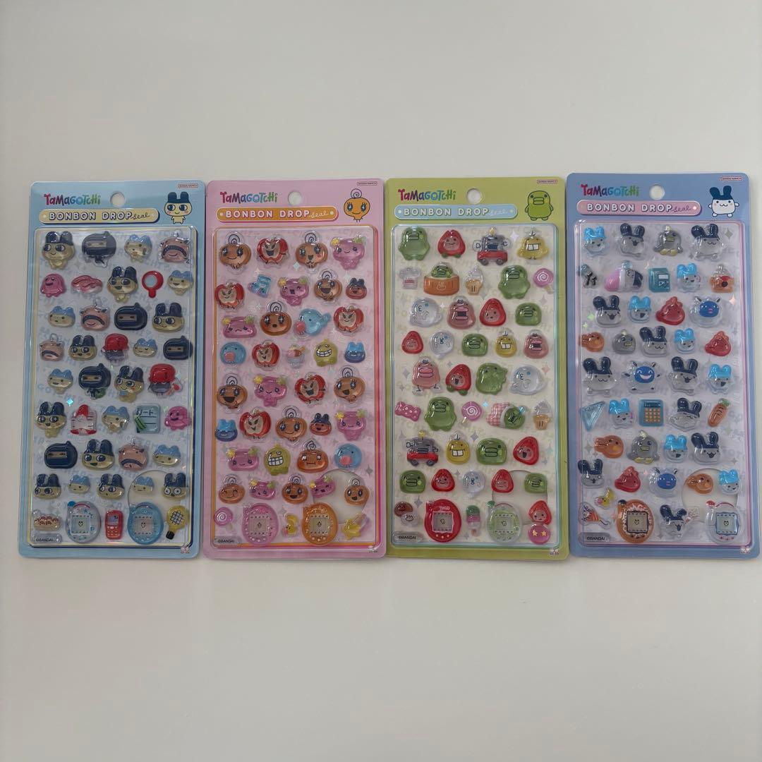 ボンボンドロップシール　たまごっち　4種セット コンプリート