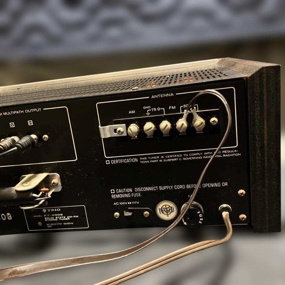 【如月価格】《完動品》 TRIO KT-4005 AM/FMチューナー