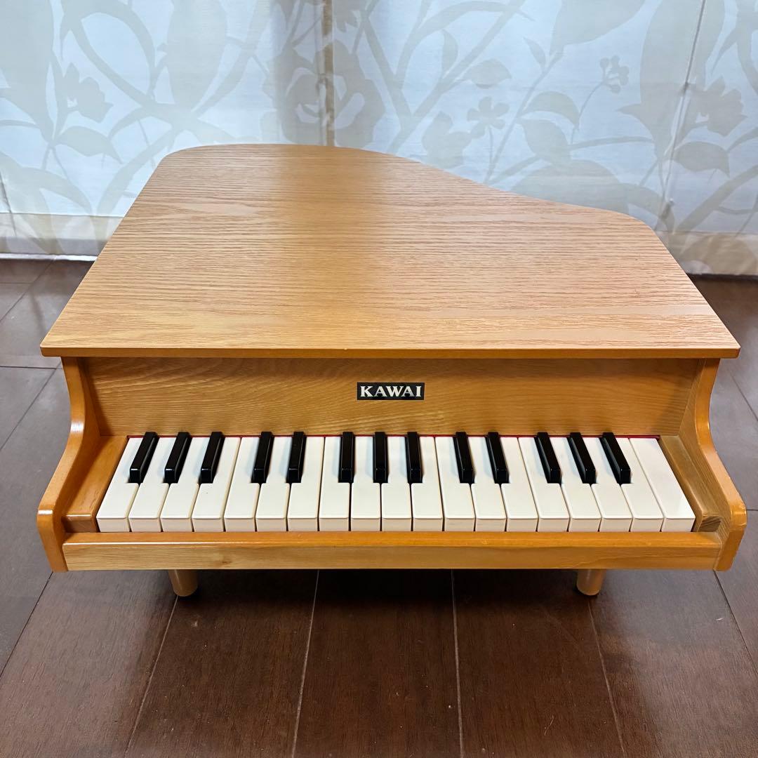河合楽器KAWAI グランドピアノ ナチュラル　ミニ　トイ　おもちゃ　木製ピアノ