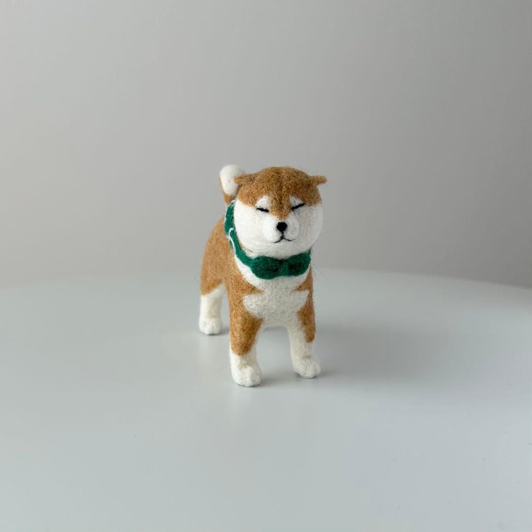 ☆んこべえ☆ 伏せ寝柴犬・バンダナ柴犬　計２点
