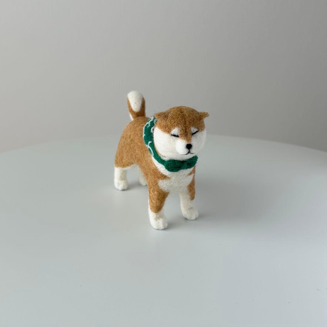 ☆んこべえ☆ 伏せ寝柴犬・バンダナ柴犬　計２点
