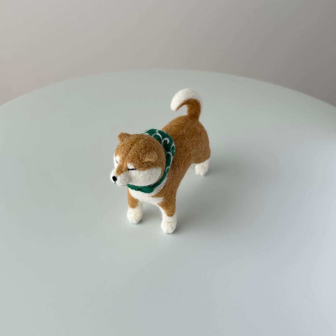 ☆んこべえ☆ 伏せ寝柴犬・バンダナ柴犬　計２点
