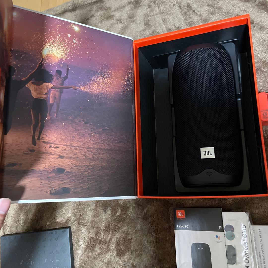 JBL ポータブルスピーカーLINK20BLKJP