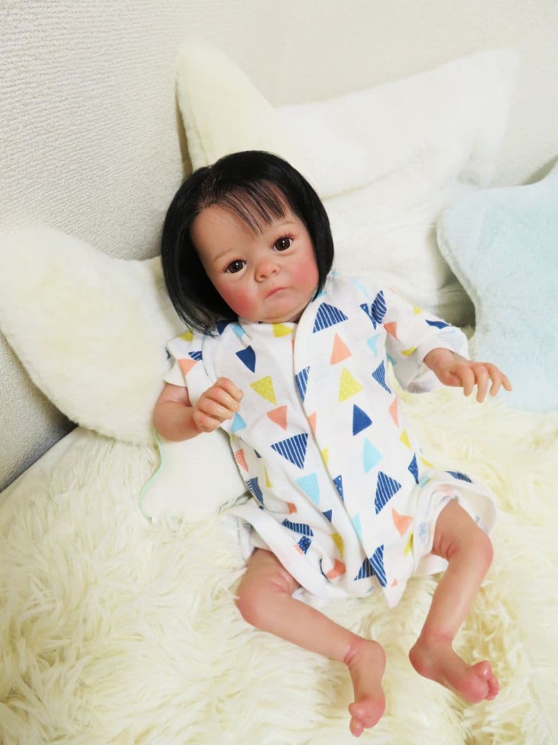 [ 新品 ] 黒髪リボーンドール - 1