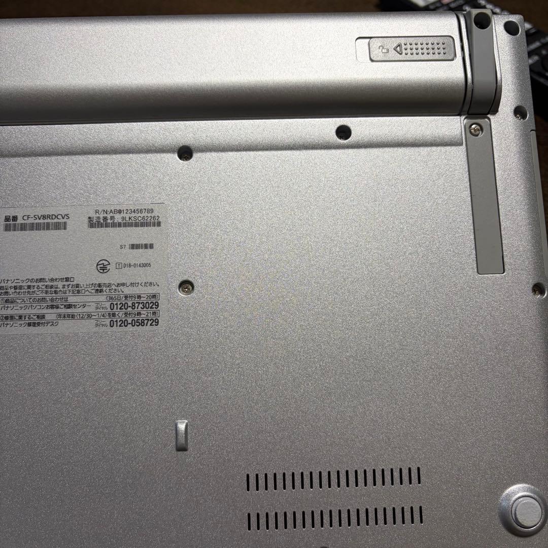 Panasonic Let's note シルバー CF-SV8 512GB