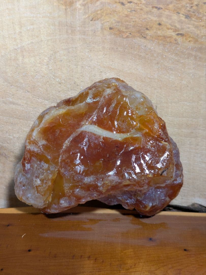 国産鉱物　花石瑪瑙　No.2　台座付き