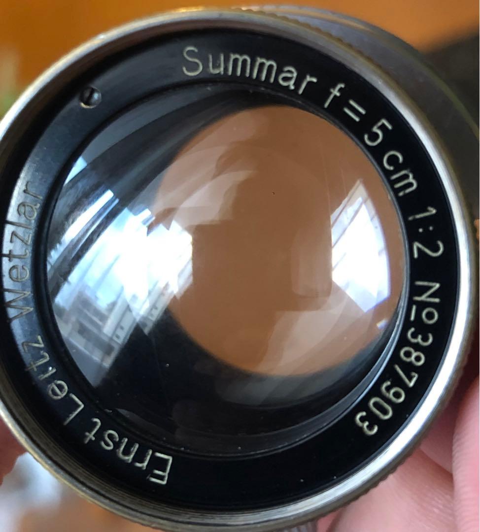 Summar f=5 cm 1:2 レンズ　ライカ　l39 ズマール　leica