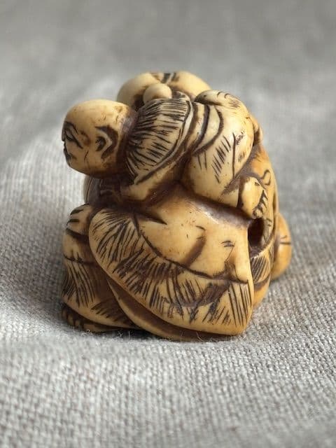 根付　彫刻　骨董品